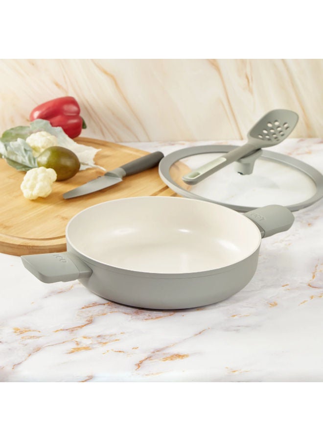 بيرجوف مقلاة سوتيه مغطاة بمقبضين من-رمادي - Image 4